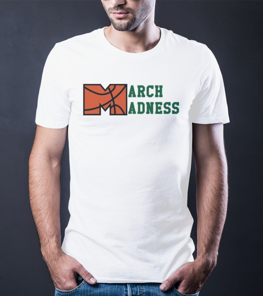March Madness Basketball M Arch Adness T-Shirt