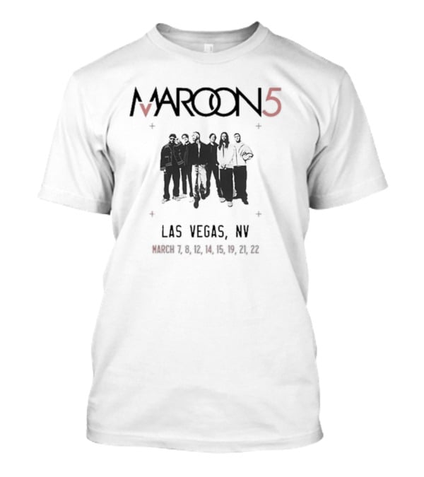Maroon5 Las Vegas March 28-30 2025 T-Shirt