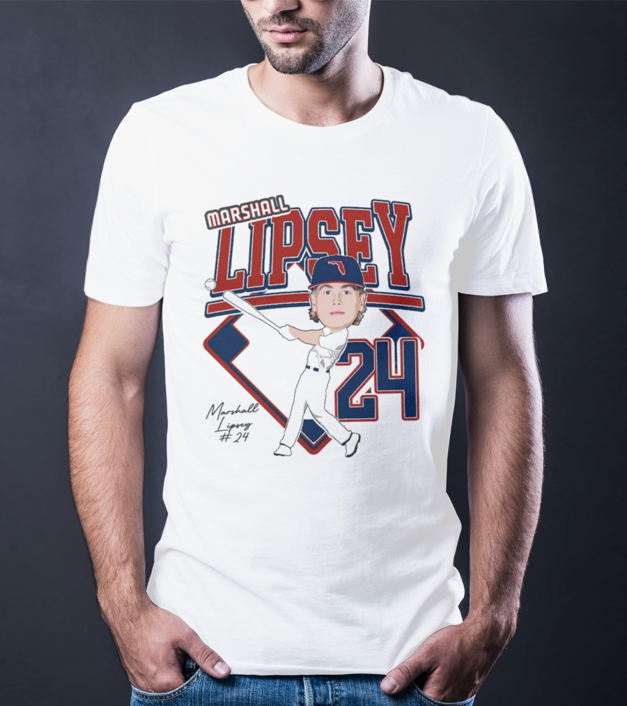 Marshall Lipsey 24 Baseball 2025 M. Reshold T-Shirt