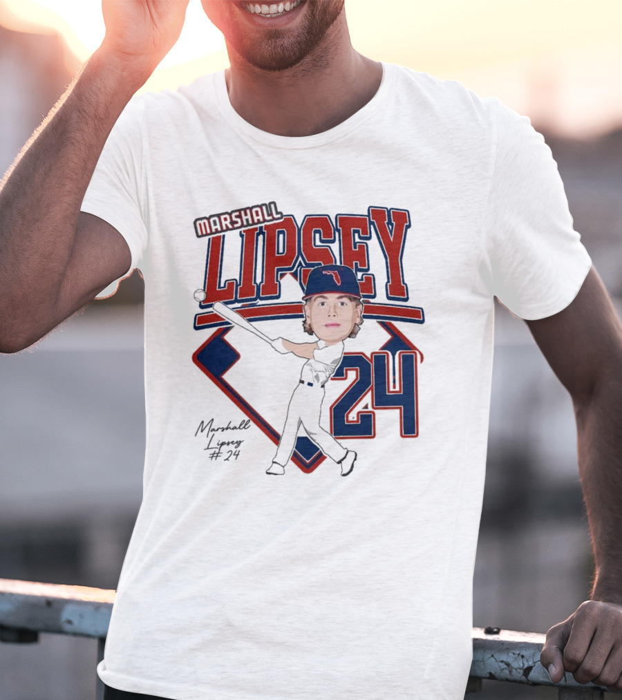 Marshall Lipsey 24 Baseball 2025 M. Reshold T-Shirt