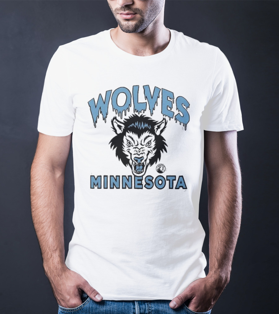 Minnesota Wolves Mascot Tri-Blend T-Shirt