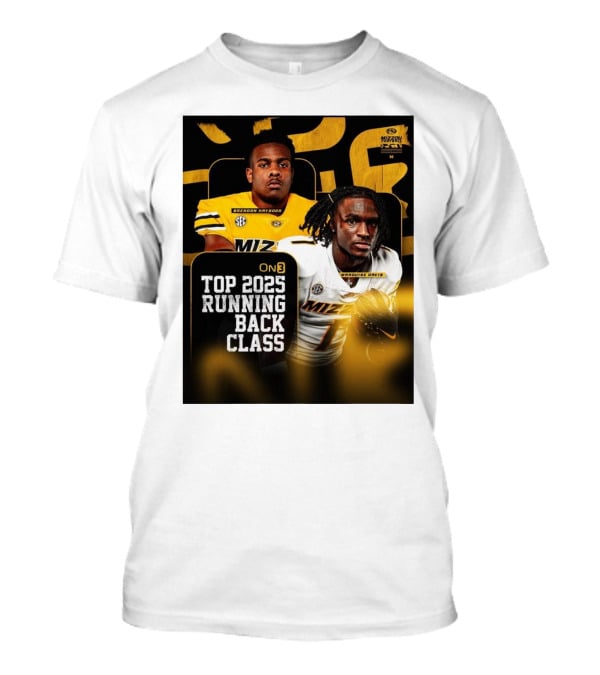 Missouri Football Top 2025 Running Back Class Brendon Haygood Marquise Davis SEC Mizzou T-Shirt