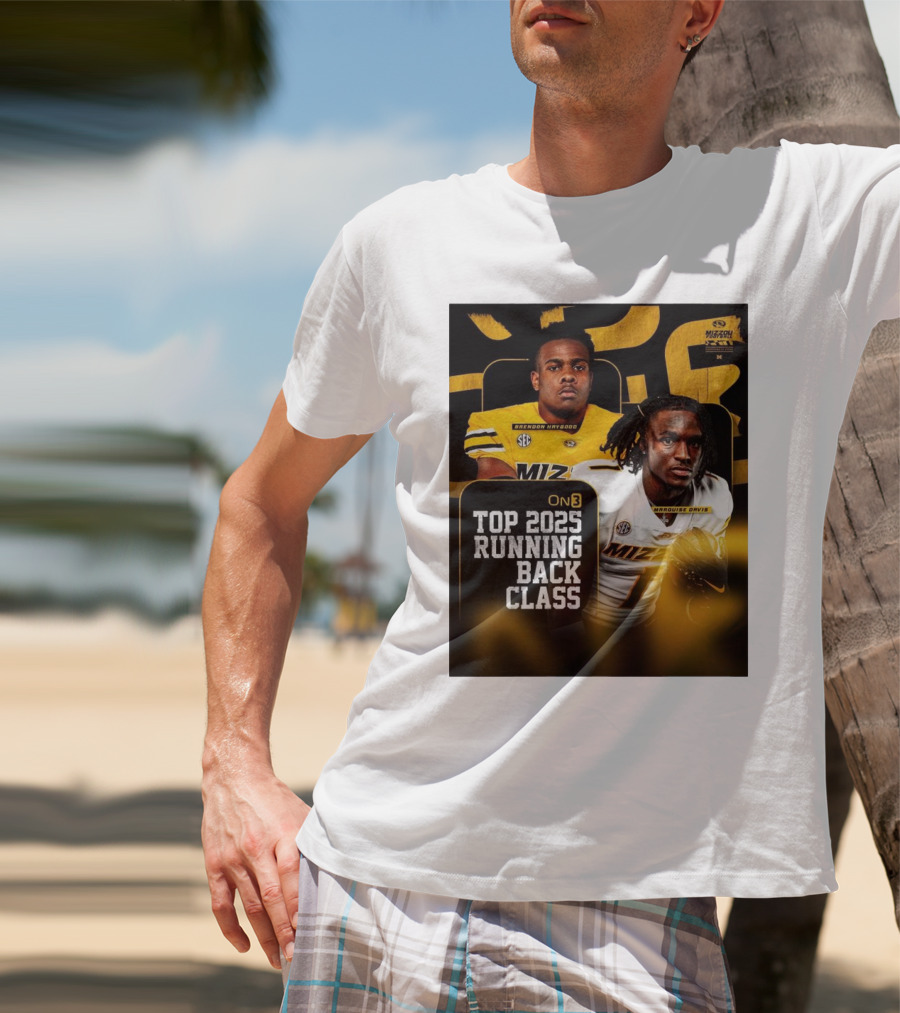 Missouri Football Top 2025 Running Back Class Brendon Haygood Marquise Davis SEC Mizzou T-Shirt