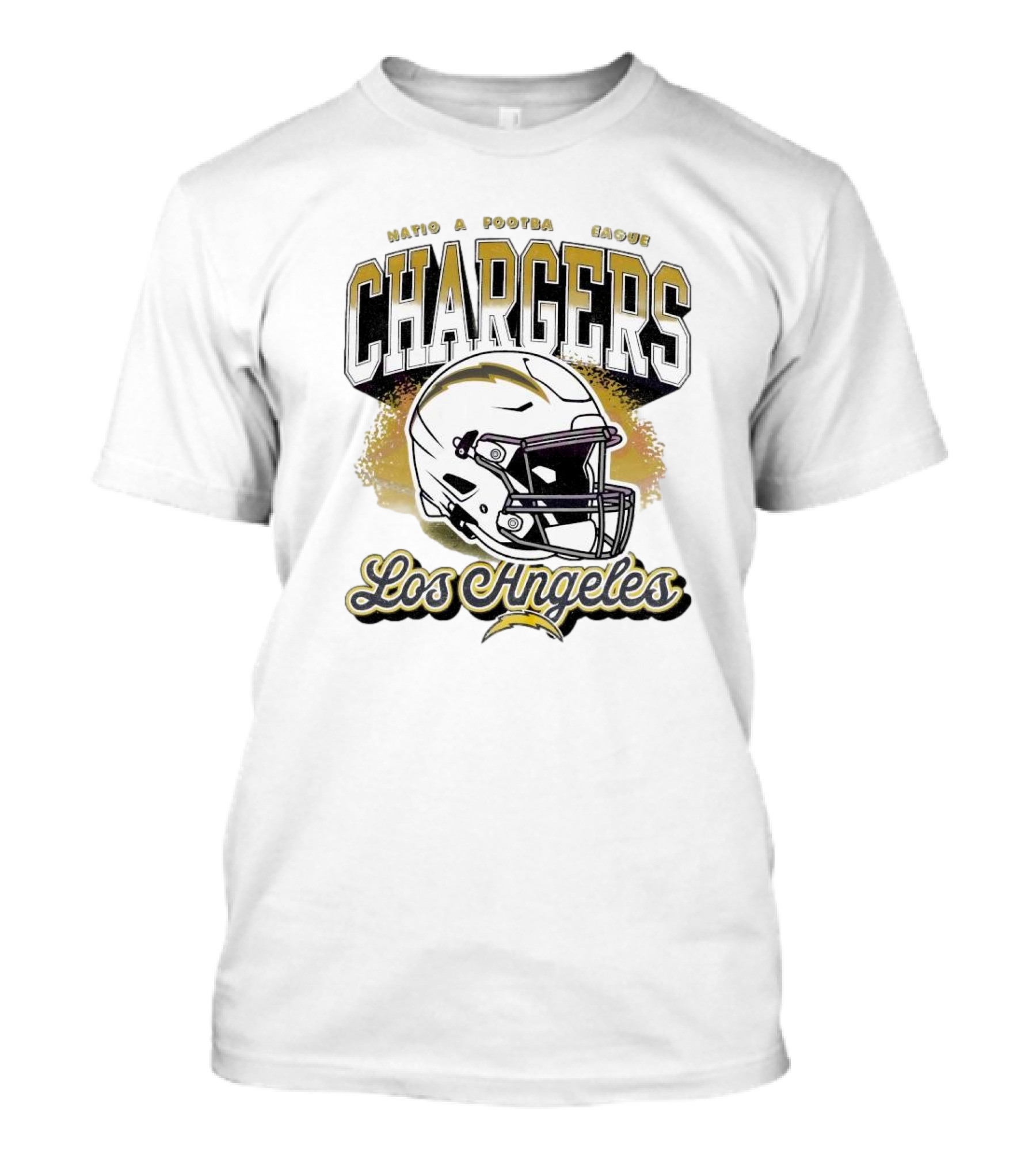 National Football League Chargers Los Angeles Helmet 2025 T-Shirt
