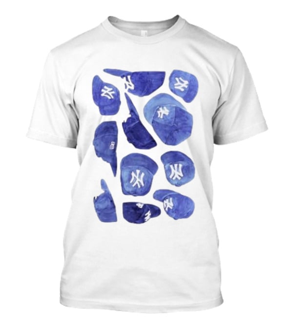 New York Yankees Hats Collection T-Shirt