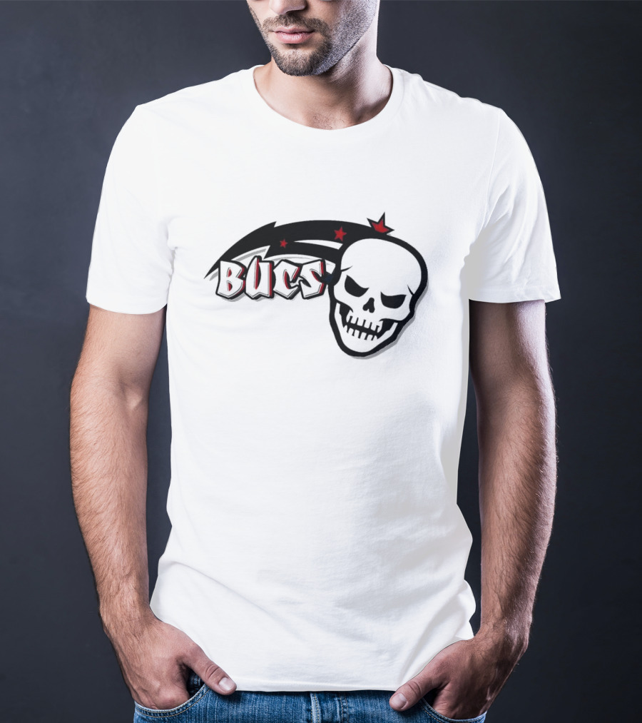 NFL NBA Tampa Bay Buccaneers Orlando Magic Stars Red Blue T-Shirt