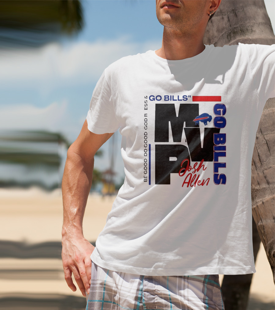 "Go Bills Josh Allen MVP Buffalo Football" T-Shirt