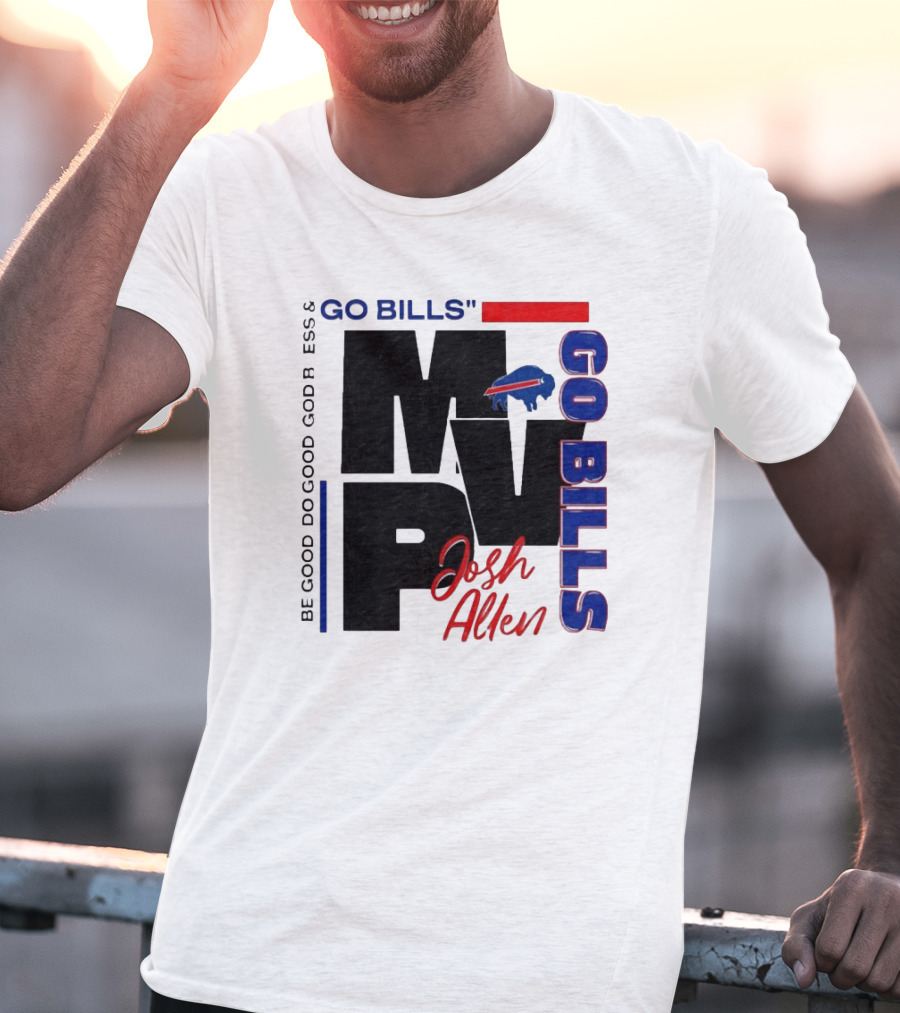 "Go Bills Josh Allen MVP Buffalo Football" T-Shirt
