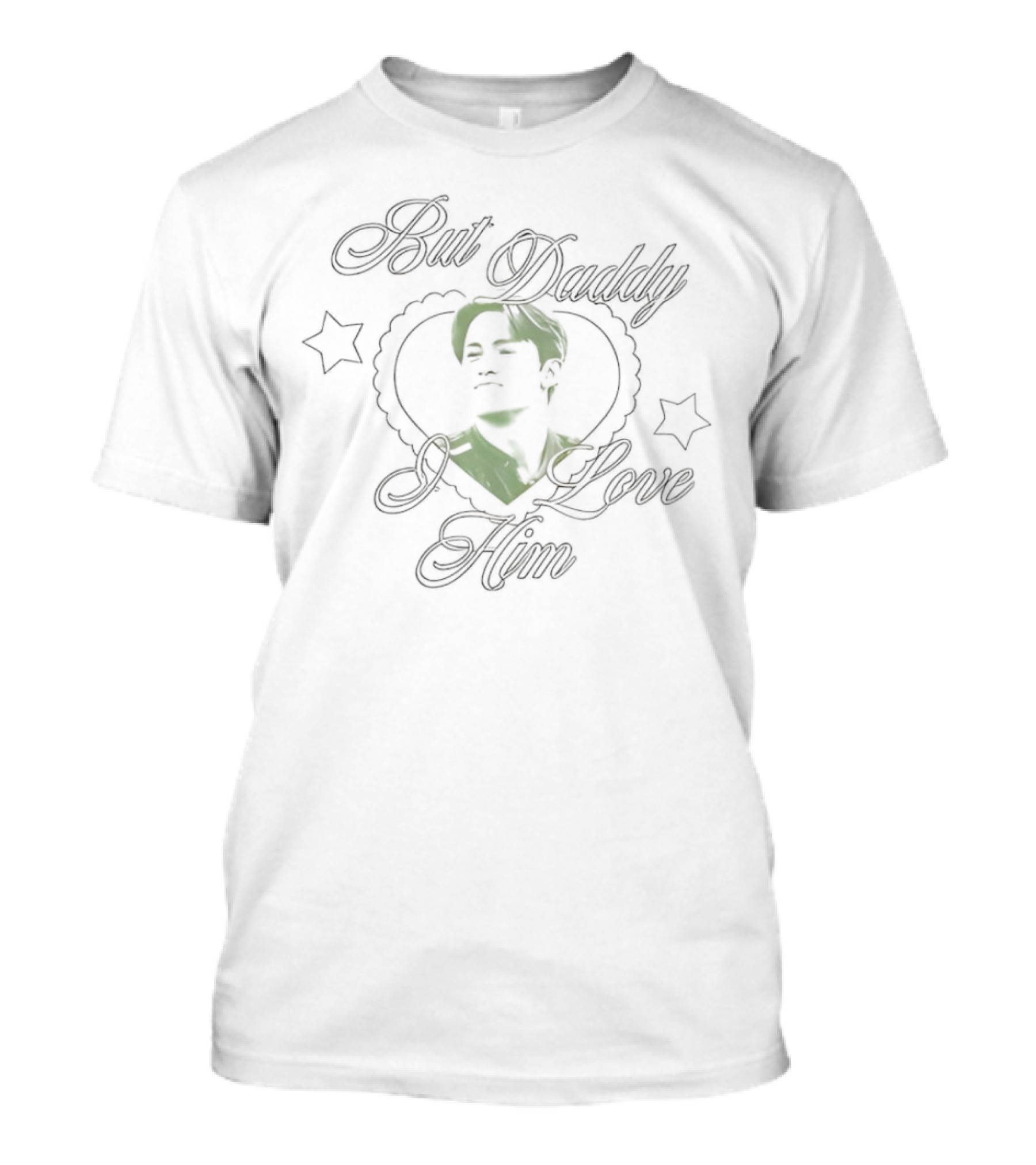 "Nick Connor But Daddy I Love Him Heart Stars" T-Shirt