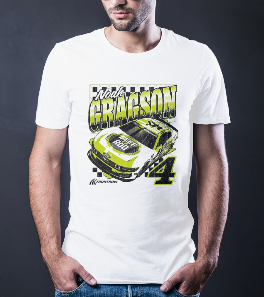 Noah Gragson Beef-A-Roo Car Racing Number 4 T-Shirt