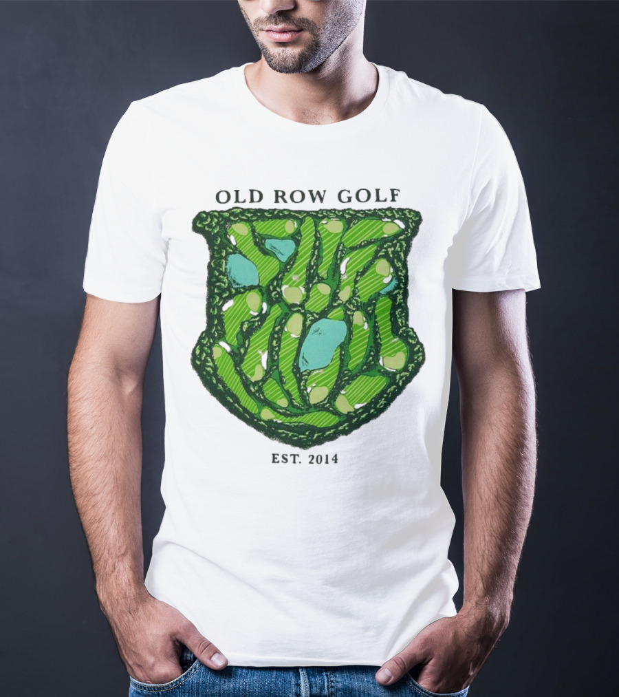 Old Row Golf Course Pigment Dyed T-Shirt