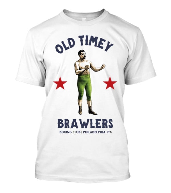 Old Timey Brawlers Boxing Club Philadelphia Vintage Style T-Shirt