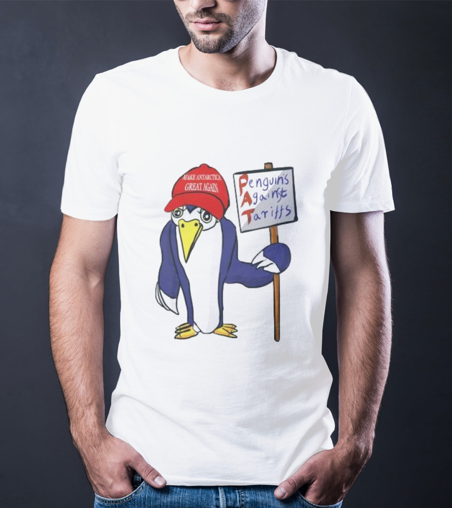 PAT Penguins Against Tariffs Make Antarctic Great Again T-Shirt