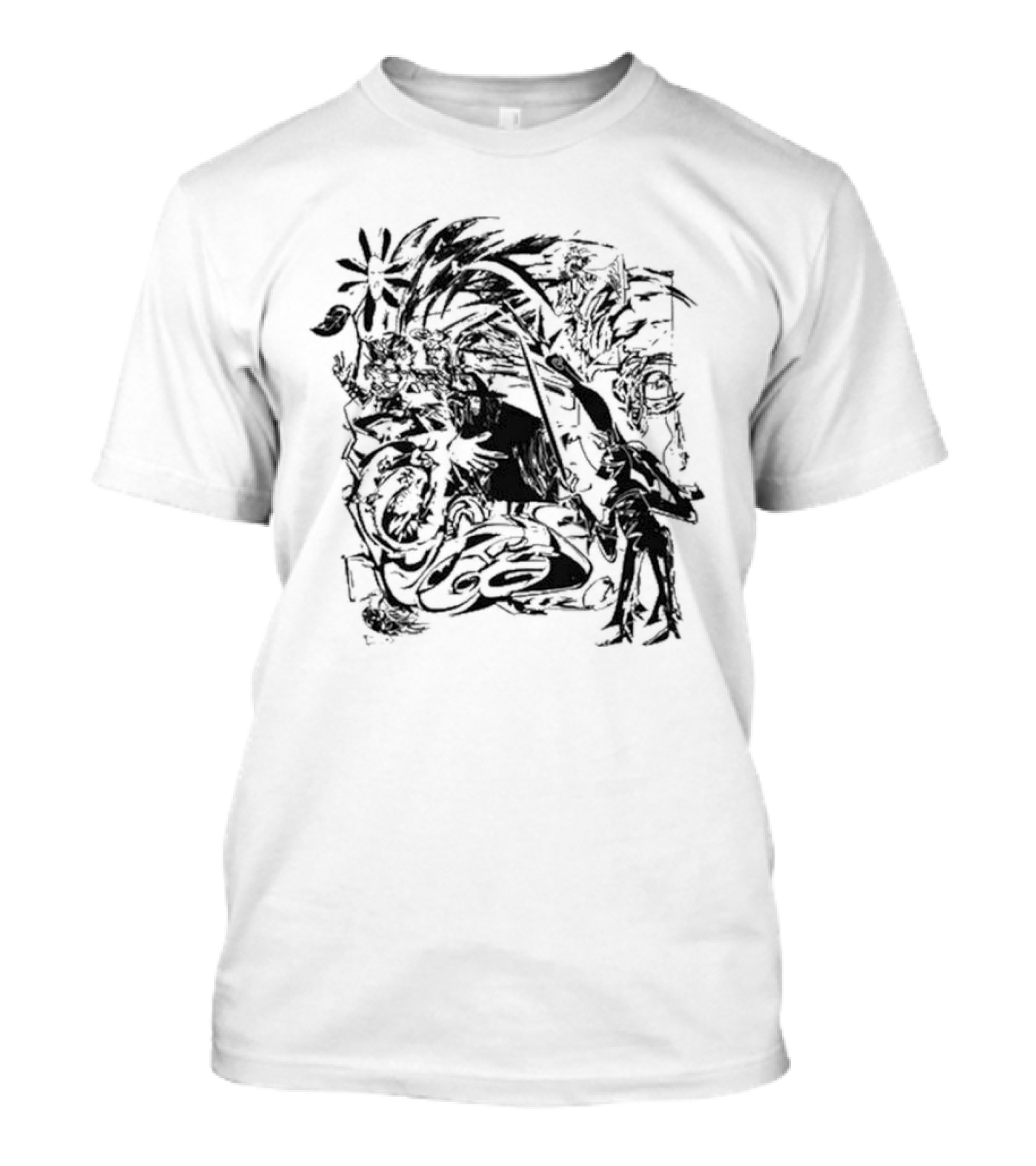 Osees Total Control Psychedelic Skeletons And Botanicals T-Shirt