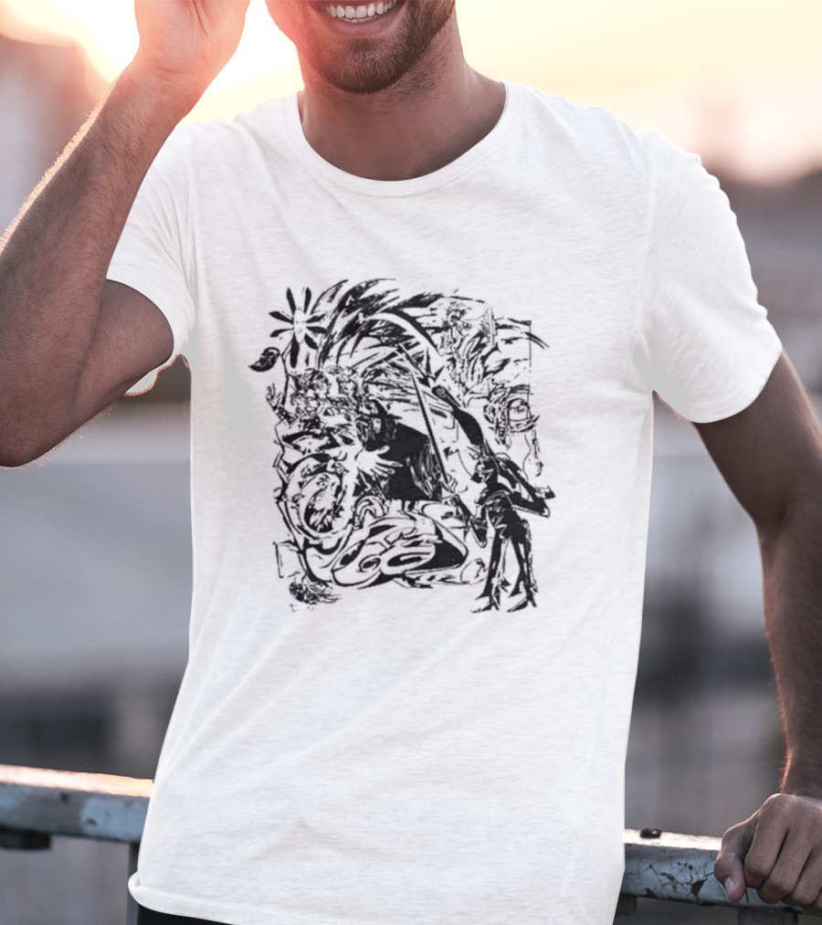 Osees Total Control Psychedelic Skeletons And Botanicals T-Shirt