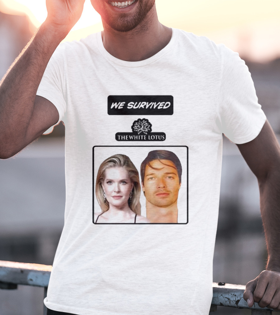 We Survived The White Lotus Patrick Schwarzenegger T-Shirt