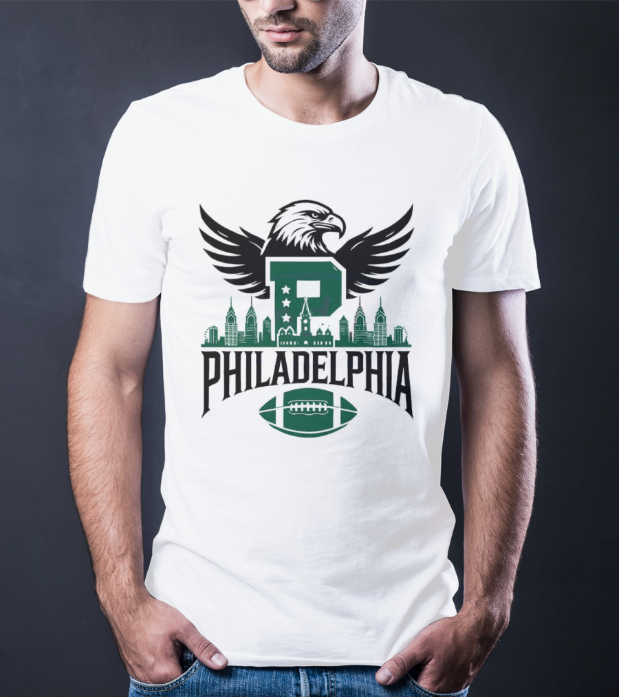 Philadelphia Skyline Football Team P Mascot 2025 T-Shirt