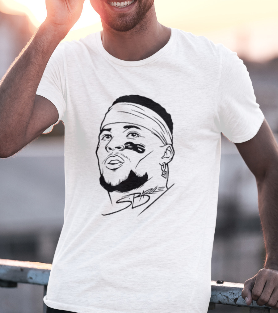 Philadelphia Eagles Saquon Barkley Floating Head Signature T-Shirt