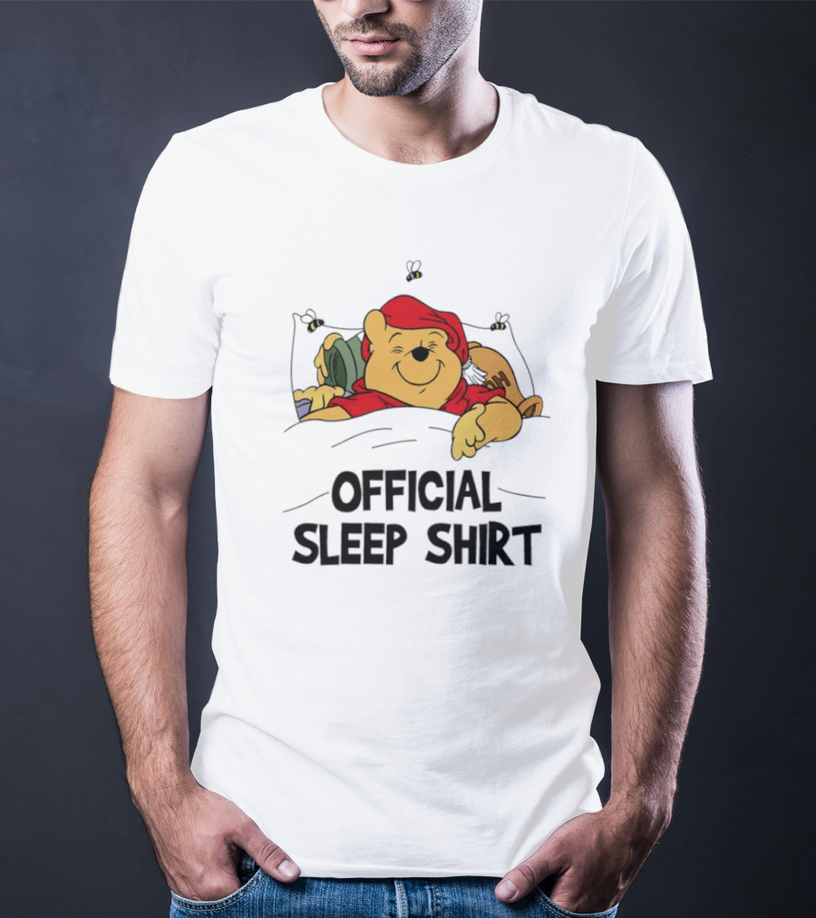 Pooh Pajama Sleep Emoji ZZZ Hunny Dreams T-Shirt