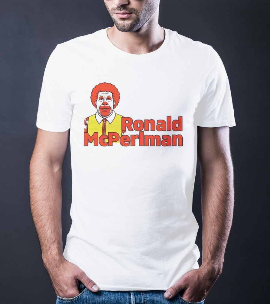 Ronald McPerlman McDonalds And Ron Perlman Crossover T-Shirt