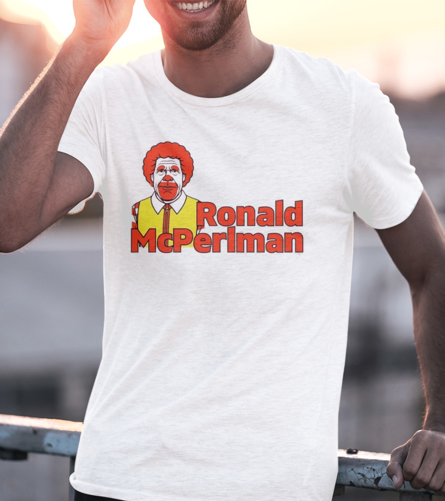 Ronald McPerlman McDonalds And Ron Perlman Crossover T-Shirt