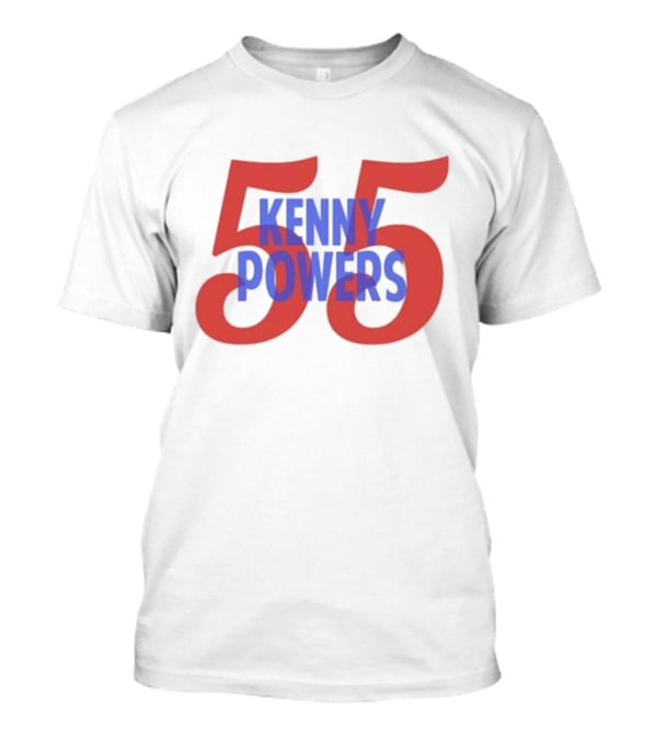 Kenny Powers 55 Bold Number Design T-Shirt