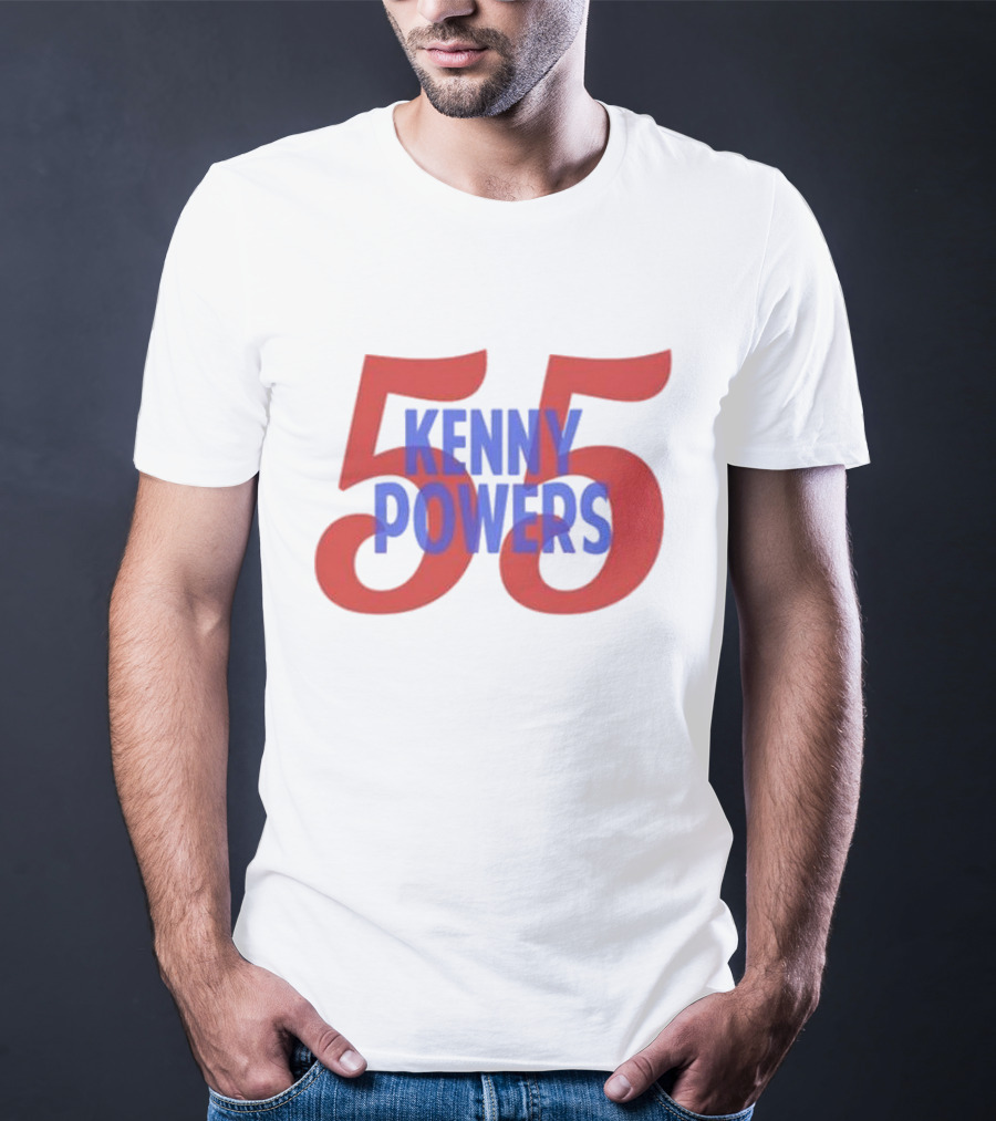 Kenny Powers 55 Bold Number Design T-Shirt