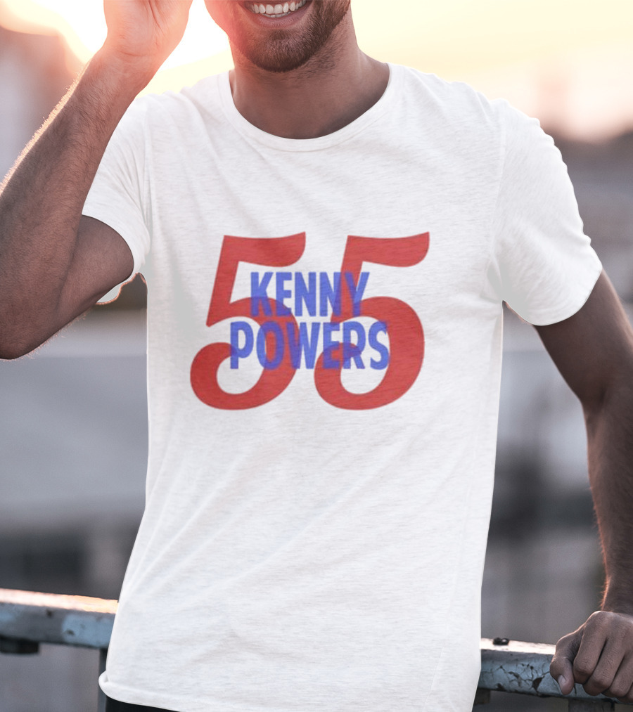 Kenny Powers 55 Bold Number Design T-Shirt