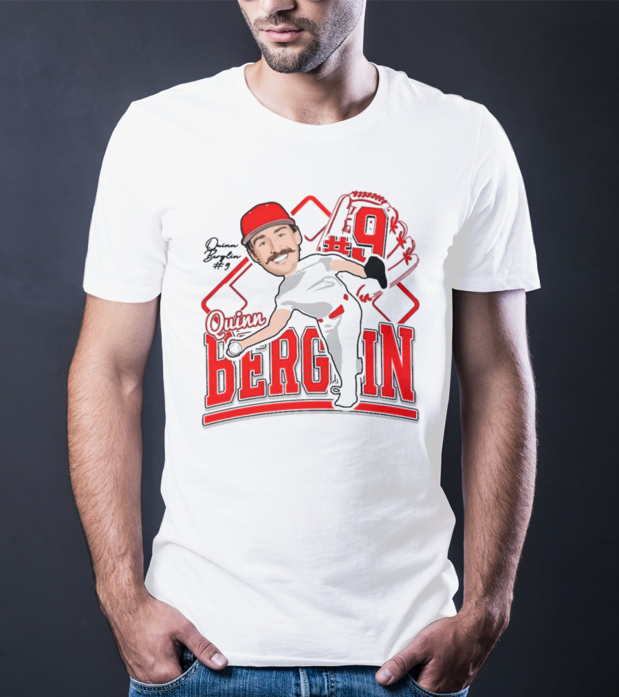 Quinn Berglin Baseball 2025 Glove Number 9 T-Shirt