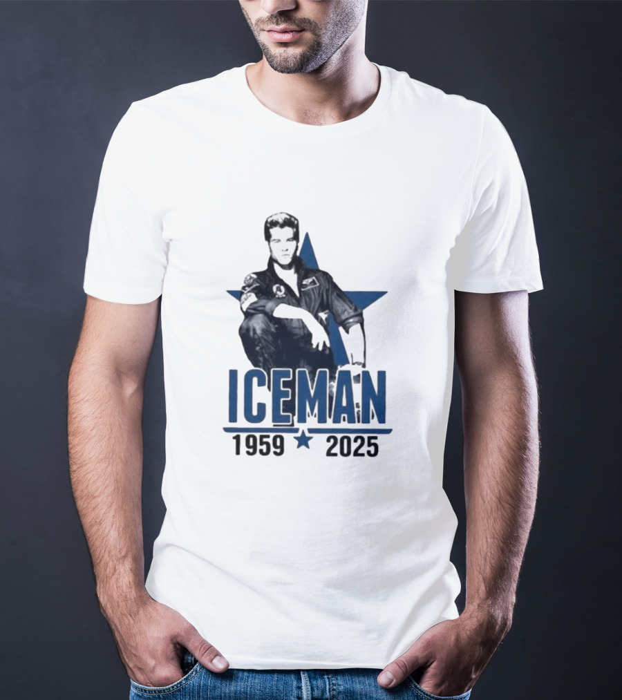 Val Kilmer 1959-2025 Iceman Top Gun T-Shirt