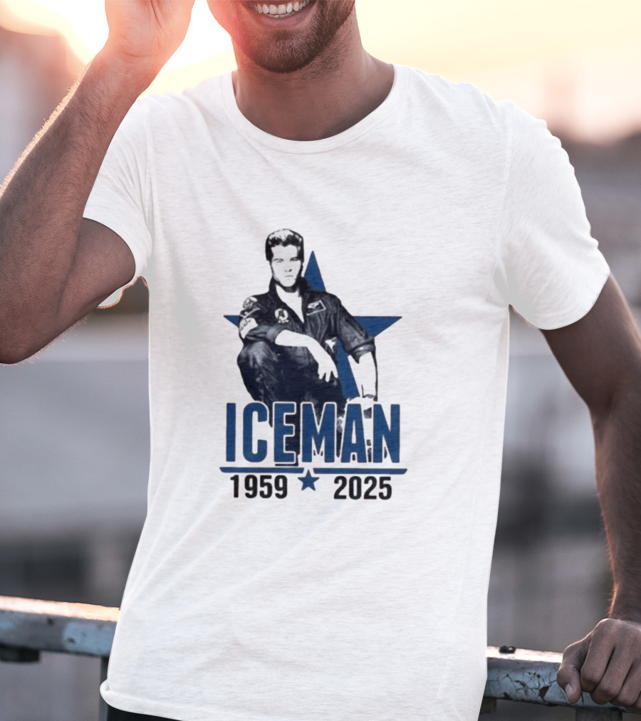 Val Kilmer 1959-2025 Iceman Top Gun T-Shirt