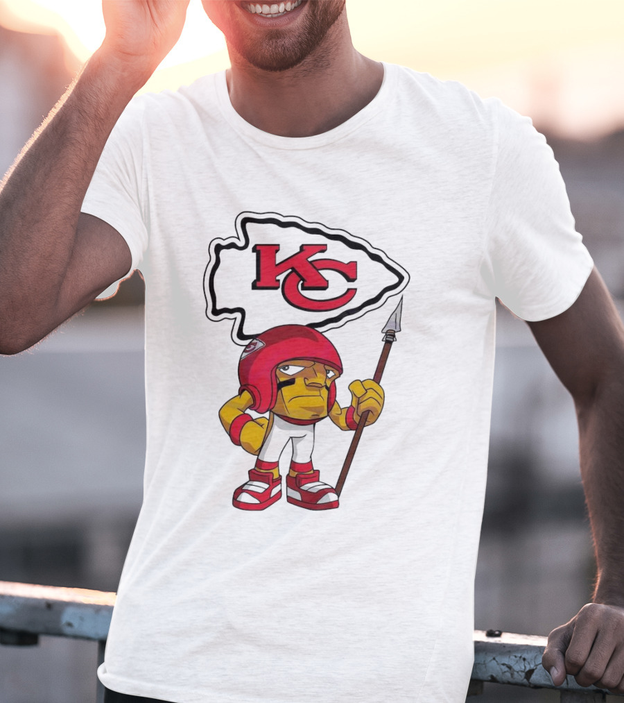 Rush Zone Kansas City Chiefs NFL Character KC Logo 2025 T-Shirt