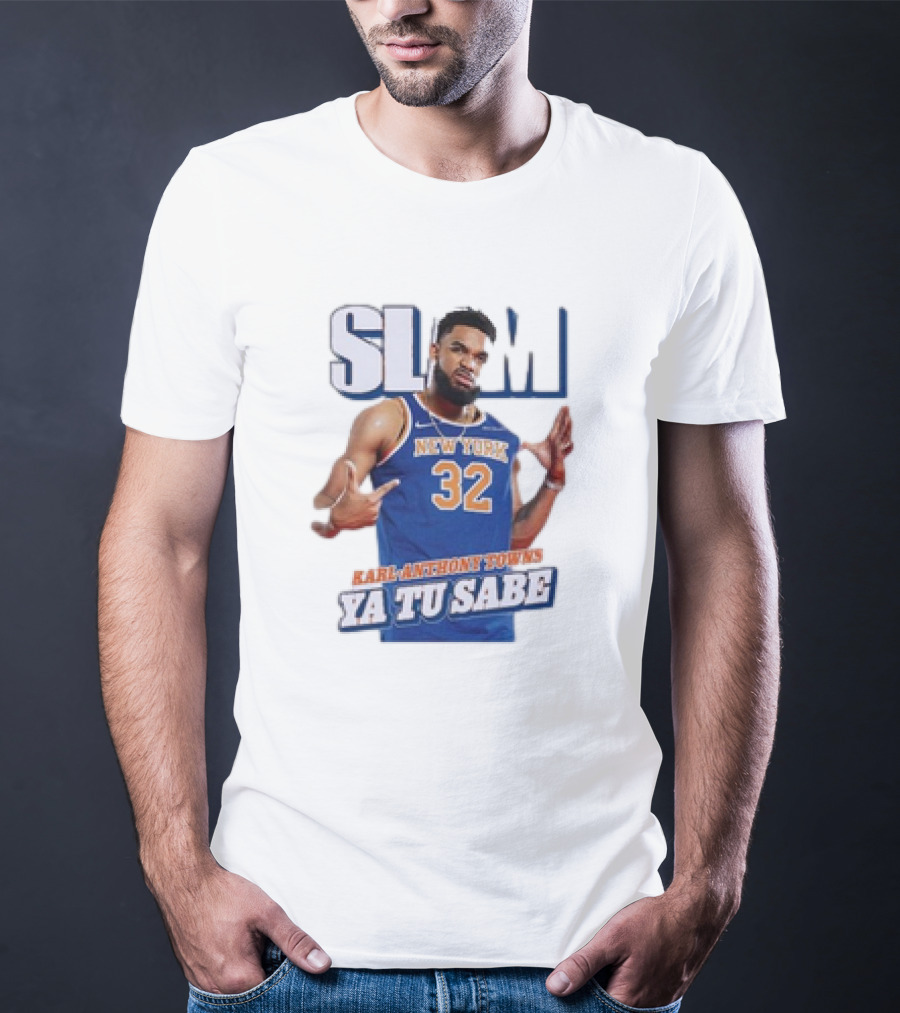 SLAM New York Karl-Anthony Towns Ya Tu Sabe T-Shirt