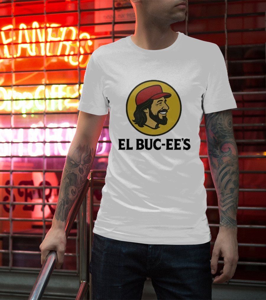 "Somos Bien Méxican Buc-ee’s Parody With Iconic Yellow Red Design" T-Shirt