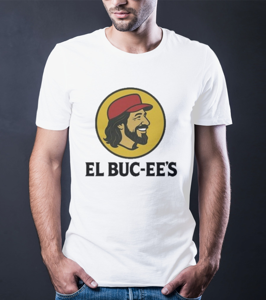 "Somos Bien Méxican Buc-ee’s Parody With Iconic Yellow Red Design" T-Shirt