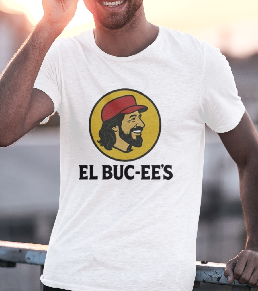 "Somos Bien Méxican Buc-ee’s Parody With Iconic Yellow Red Design" T-Shirt