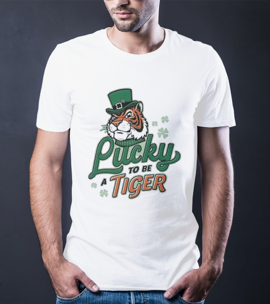 Lucky To Be A Tiger St. Patty Banks Theme T-Shirt
