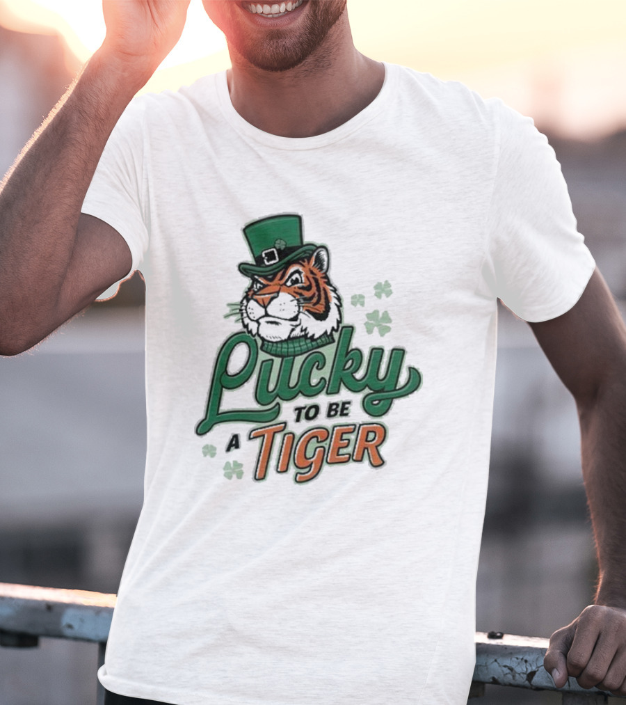 Lucky To Be A Tiger St. Patty Banks Theme T-Shirt