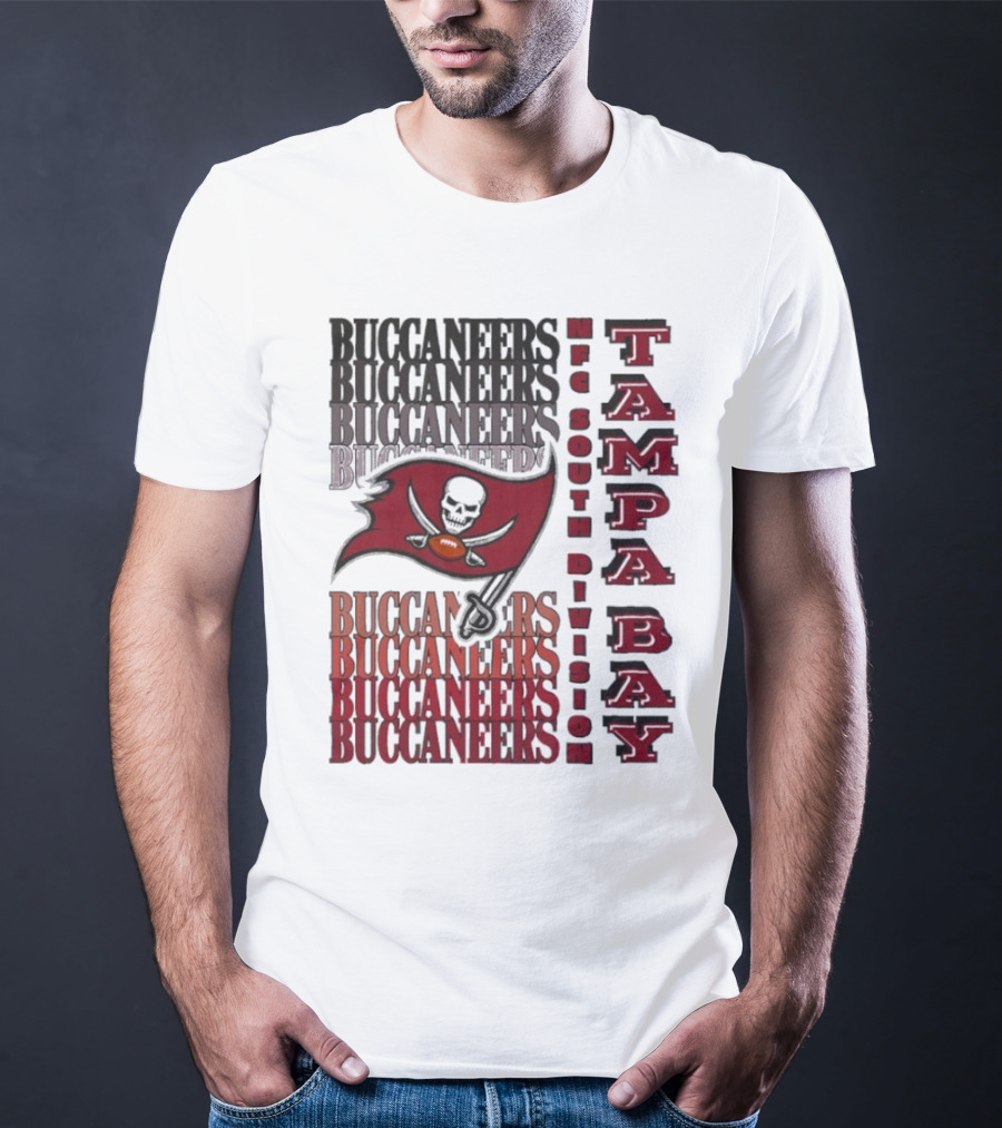 Buccaneers NFC South Division Tampa Bay Football Fan Gear T-Shirt