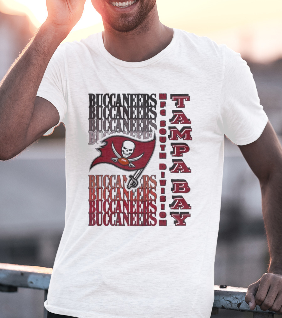Buccaneers NFC South Division Tampa Bay Football Fan Gear T-Shirt