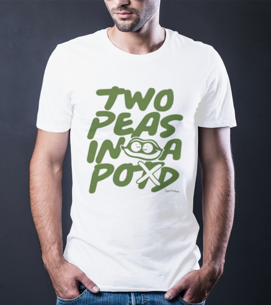 Two Peas In A Pod Tanner Smith Playful Pea Doodle T-Shirt