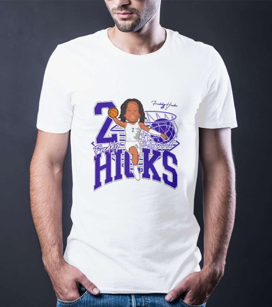 Freddy Hicks Tarleton State Basketball Number 20 T-Shirt