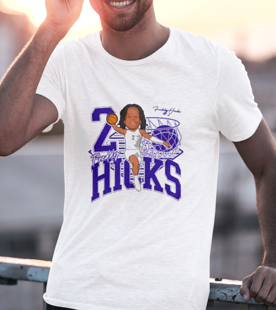 Freddy Hicks Tarleton State Basketball Number 20 T-Shirt