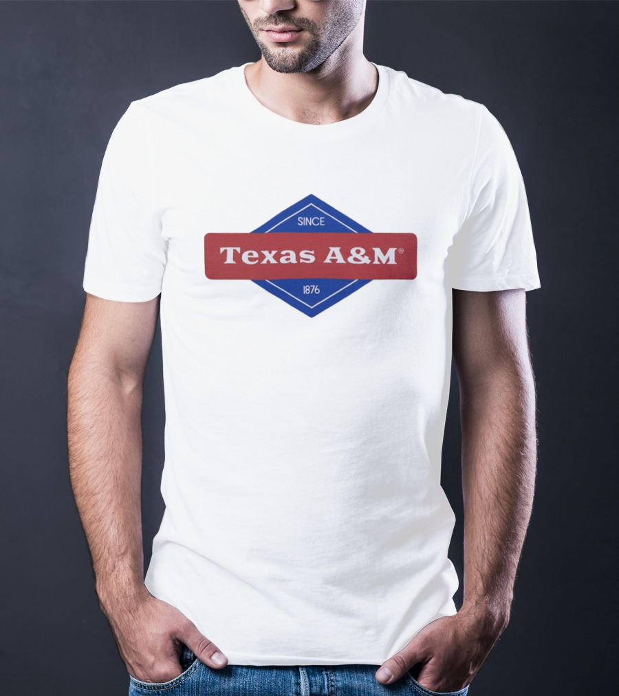 Texas A&M Since 1876 Diamond Logo T-Shirt