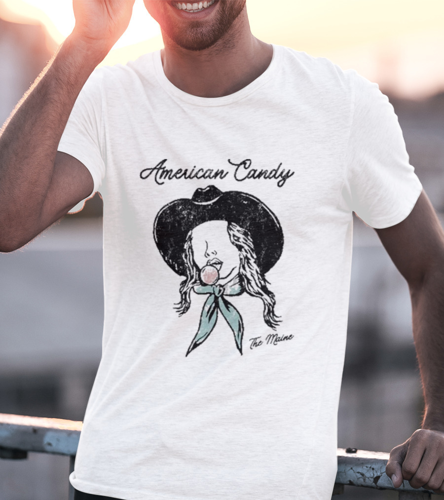 The Maine American Candy Cowgirl With Bandana And Sunglasses T-Shirt
