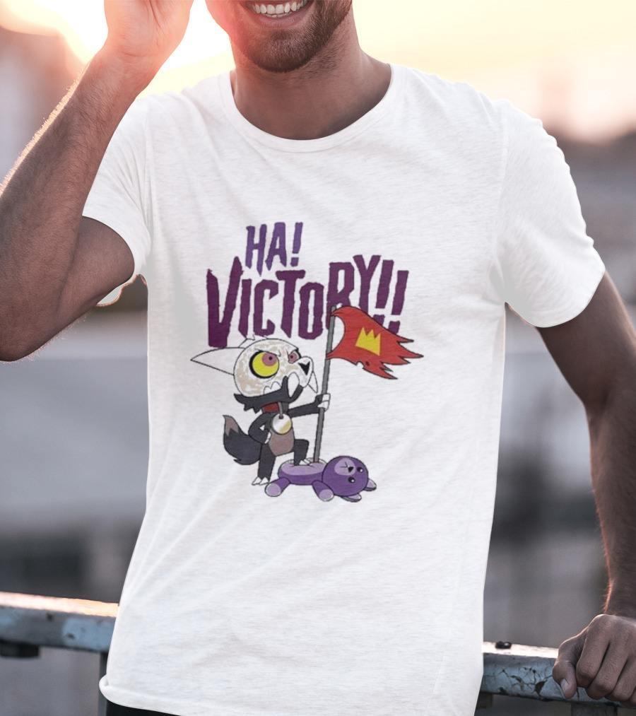 The Owl House Ha Victory King Character And Plush Toy Scene T-Shirt