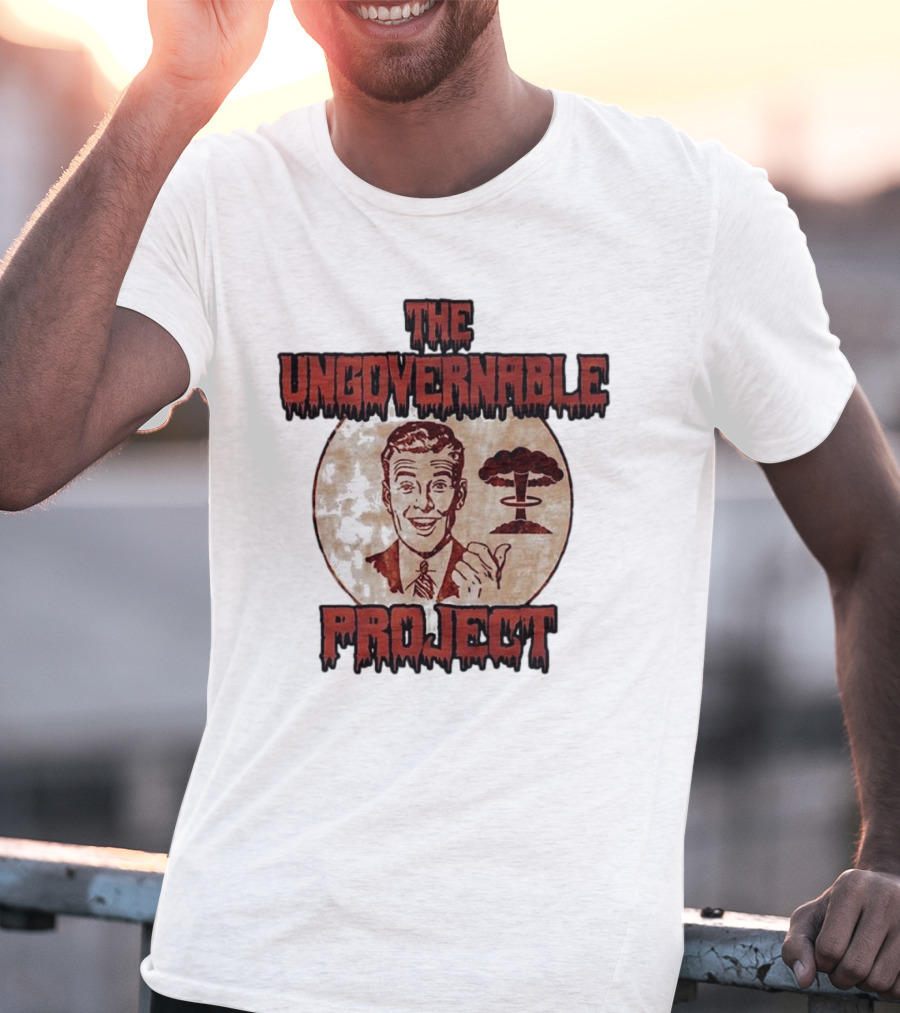 The Ungovernable Project Vintage Cartoon Nuclear Explosion T-Shirt