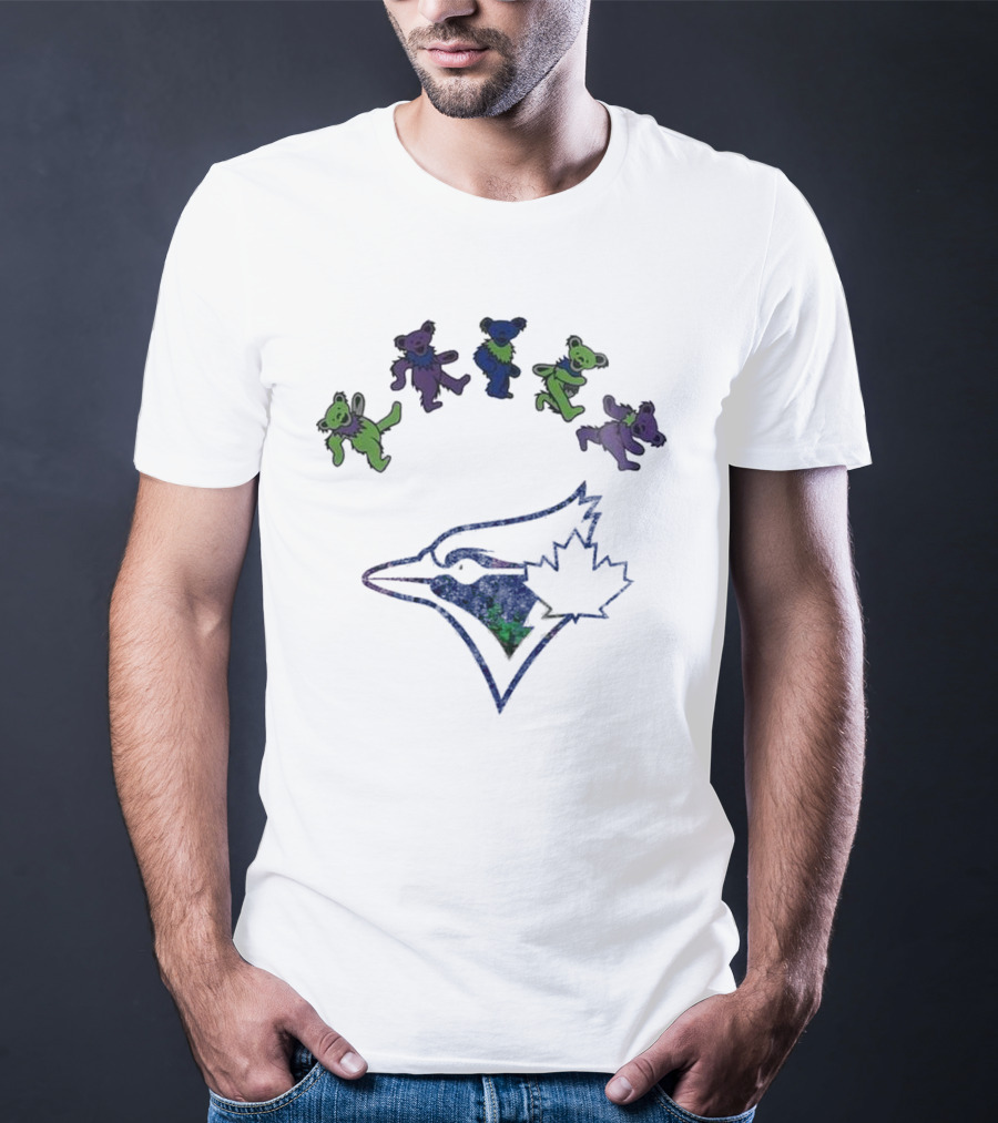 Toronto Blue Jays Grateful Dead Dancing Bears Night 2025 T-Shirt
