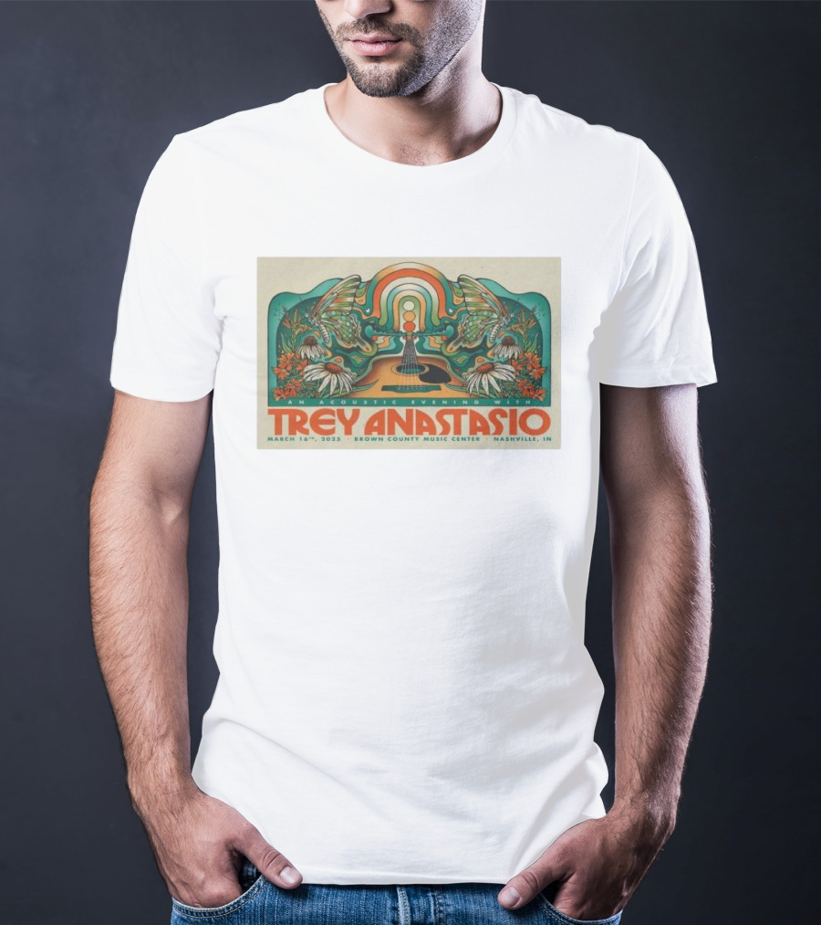 An Acoustic Evening With Trey Anastasio March 16 2025 Brown County Music Center Nashville IN T-Shirt