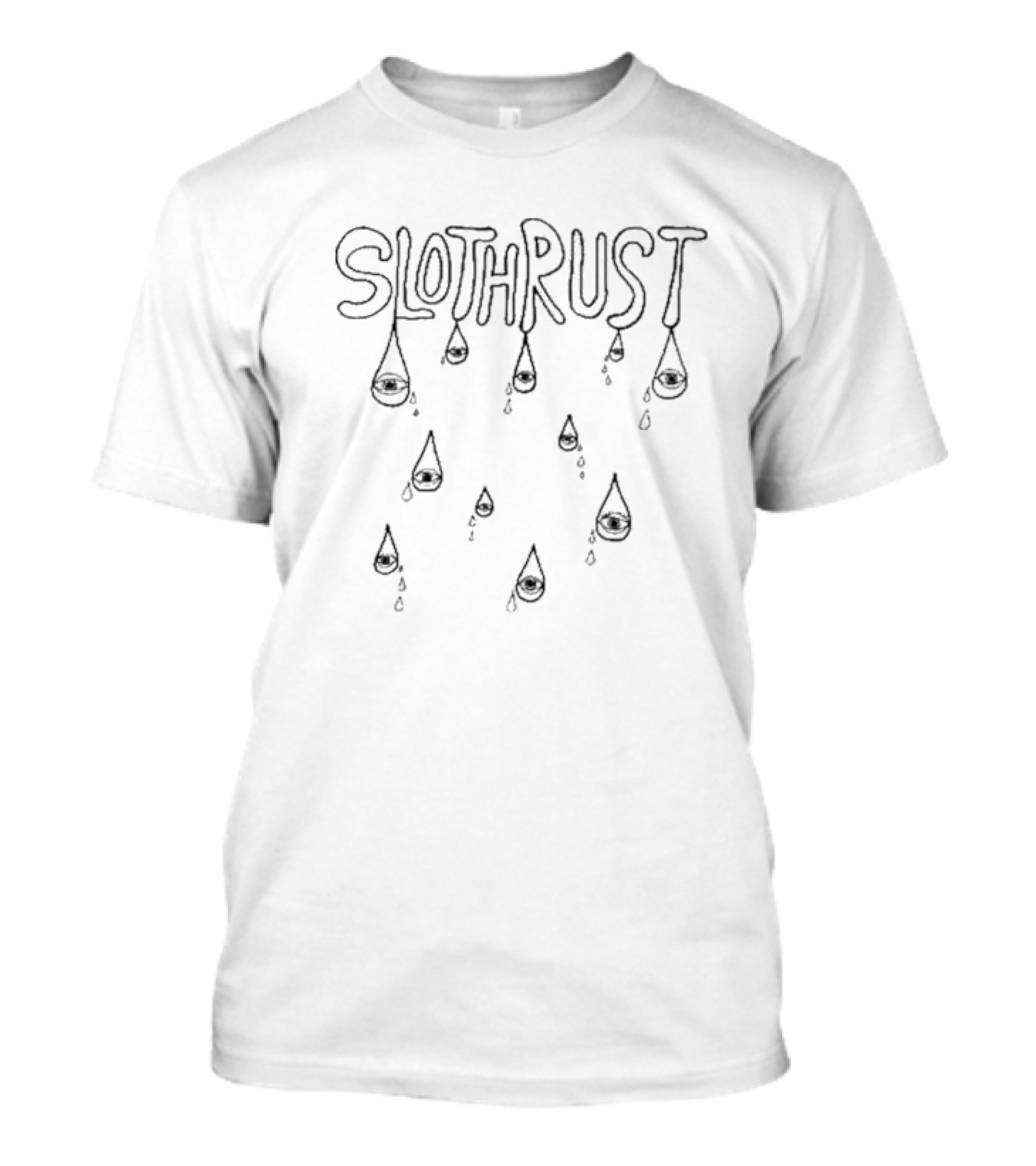 Valentine's Day Slothrust Crying Tears S Design T-Shirt